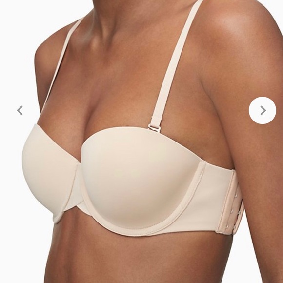 BRAND NEW CALVIN KLEIN strapless lightly lined bra - Picture 1 of 10